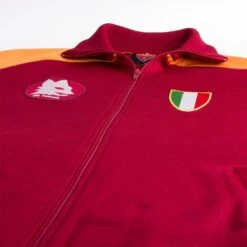 Sweatshirt Mit Reißverschluss AS Roma 1983 -ADIDAS Verkäufe 881 image4 as roma 1983 scudetto retro football jacket redorange 2710