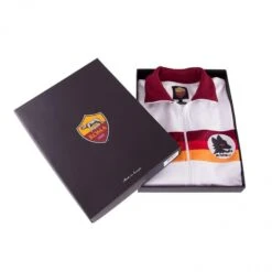 Sweatshirt Mit Reißverschluss AS Roma 1981/1982 -ADIDAS Verkäufe 886 image5 as roma 1981 82 retro football jacket white 3558