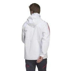 ADIDAS Wasserdichte Jacke Bayern Munich Condivo 2022/23 -ADIDAS Verkäufe adidas hb0630 5 apparel on model back view white