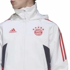 ADIDAS Wasserdichte Jacke Bayern Munich Condivo 2022/23 -ADIDAS Verkäufe adidas hb0630 7 apparel on model detail view 1 white