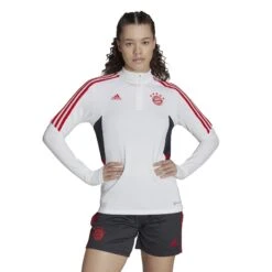 ADIDAS Sweatshirt Frau Bayern Munich FC Condivo 2022/23 -ADIDAS Verkäufe adidas hb6007 3 apparel on model standard view white