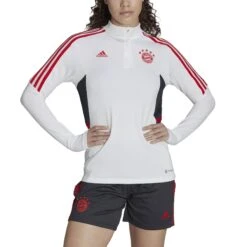 ADIDAS Sweatshirt Frau Bayern Munich FC Condivo 2022/23 -ADIDAS Verkäufe adidas hb6007 4 apparel on model front view white