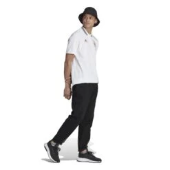 ADIDAS Polo-Shirt Deutschland DNA 2022/23 -ADIDAS Verkäufe adidas hc1276 6 apparel on model standard outfit view white