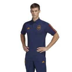 ADIDAS Polo-Shirt Espagne 2022/23 -ADIDAS Verkäufe adidas he8806 3 apparel on model standard view white