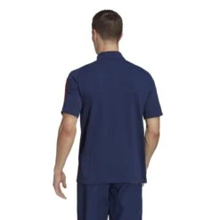 ADIDAS Polo-Shirt Espagne 2022/23 -ADIDAS Verkäufe adidas he8806 5 apparel on model back view white