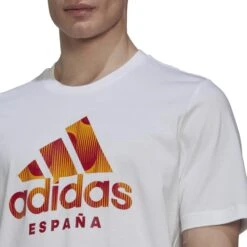 ADIDAS Grafisches T-Shirt Espagne 2022/23 -ADIDAS Verkäufe adidas he8908 7 apparel on model detail view 1 white