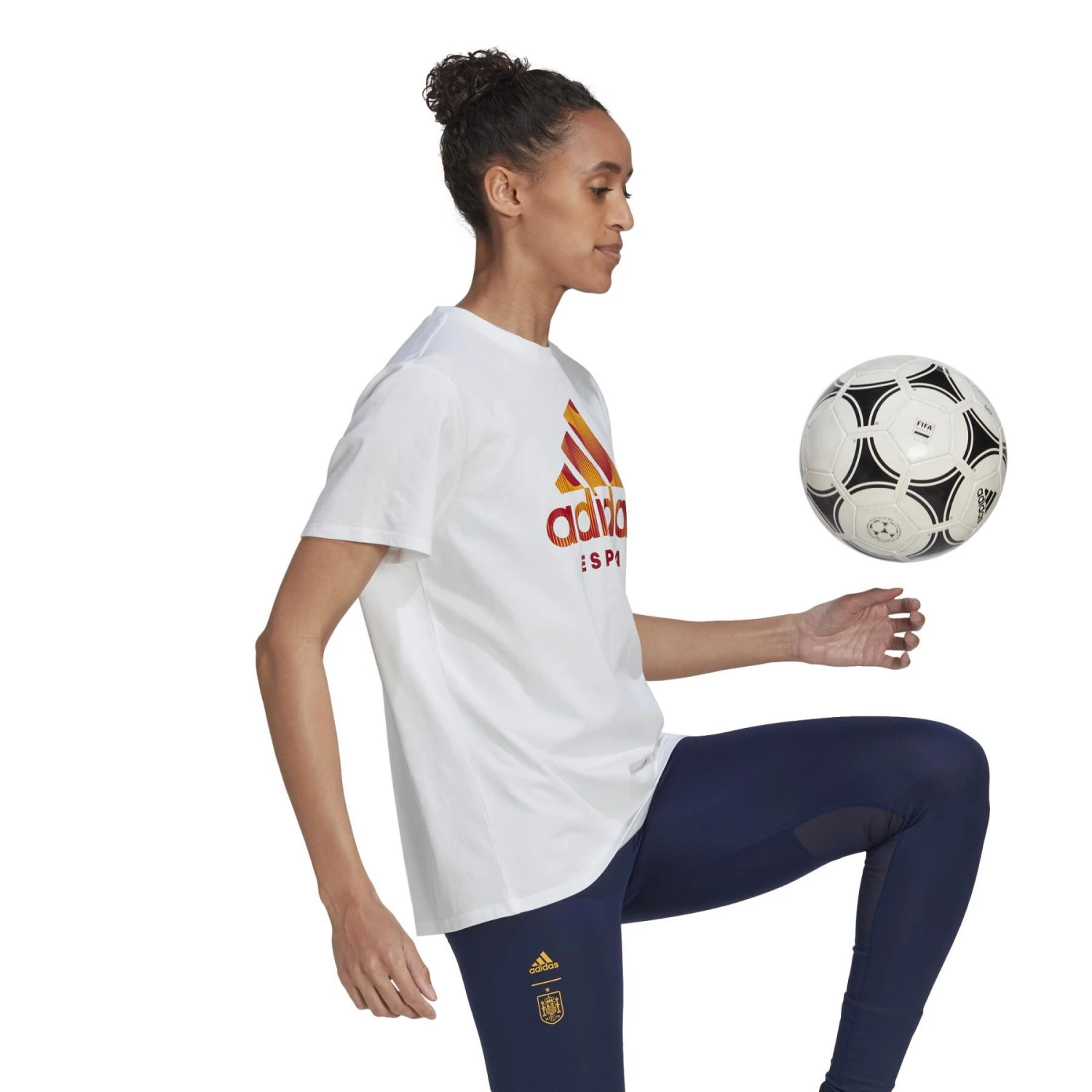 ADIDAS T-Shirt Frau Espagne 2022/23 8 ADIDAS T-Shirt Frau Espagne 2022/23 – Bild 6