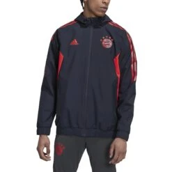 ADIDAS Ganzjahres-Trainingsjacke Bayern Munich Condivo 2022/23 12 ADIDAS Ganzjahres-Trainingsjacke Bayern Munich Condivo 2022/23 -ADIDAS Verkäufe adidas hi3468 4 apparel on model front view white