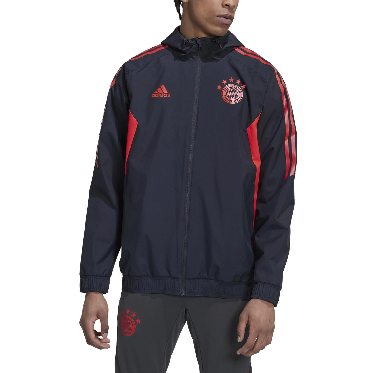 ADIDAS Ganzjahres-Trainingsjacke Bayern Munich Condivo 2022/23 6 ADIDAS Ganzjahres-Trainingsjacke Bayern Munich Condivo 2022/23 – Bild 4
