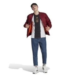 ADIDAS Heimtrikot Weltmeisterschaft 2022 Deutschland -ADIDAS Verkäufe adidas hj9606 8 apparel on model walking view white