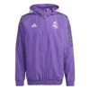 ADIDAS Wasserdichte Jacke Real Madrid Condivo 2022/23 All-Weather 2022/23 -ADIDAS Verkäufe adidas ht8796 2 apparel photography front center view white