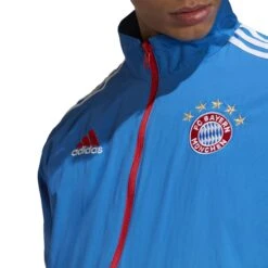 ADIDAS Trainingsjacke Bayern Munich Anthem 2022/23 -ADIDAS Verkäufe adidas ht8834 8 apparel on model detail view 1 white