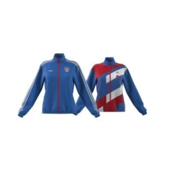 ADIDAS Trainingsjacke Frau Bayern Munich Anthem -ADIDAS Verkäufe adidas ht8836 11 apparel zip turntable 3d 1 white