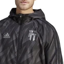 ADIDAS Wasserdichte Jacke Besiktas JK 120 Years Anniversary Graphic 2022/23 -ADIDAS Verkäufe adidas ht9835 7 apparel on model detail view 1 white