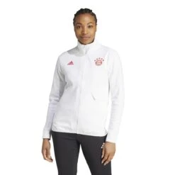 ADIDAS Trainingsjacke Frau Bayern München Anthem 14 ADIDAS Trainingsjacke Frau Bayern München Anthem -ADIDAS Verkäufe adidas hy3275 3 apparel on model standard view white