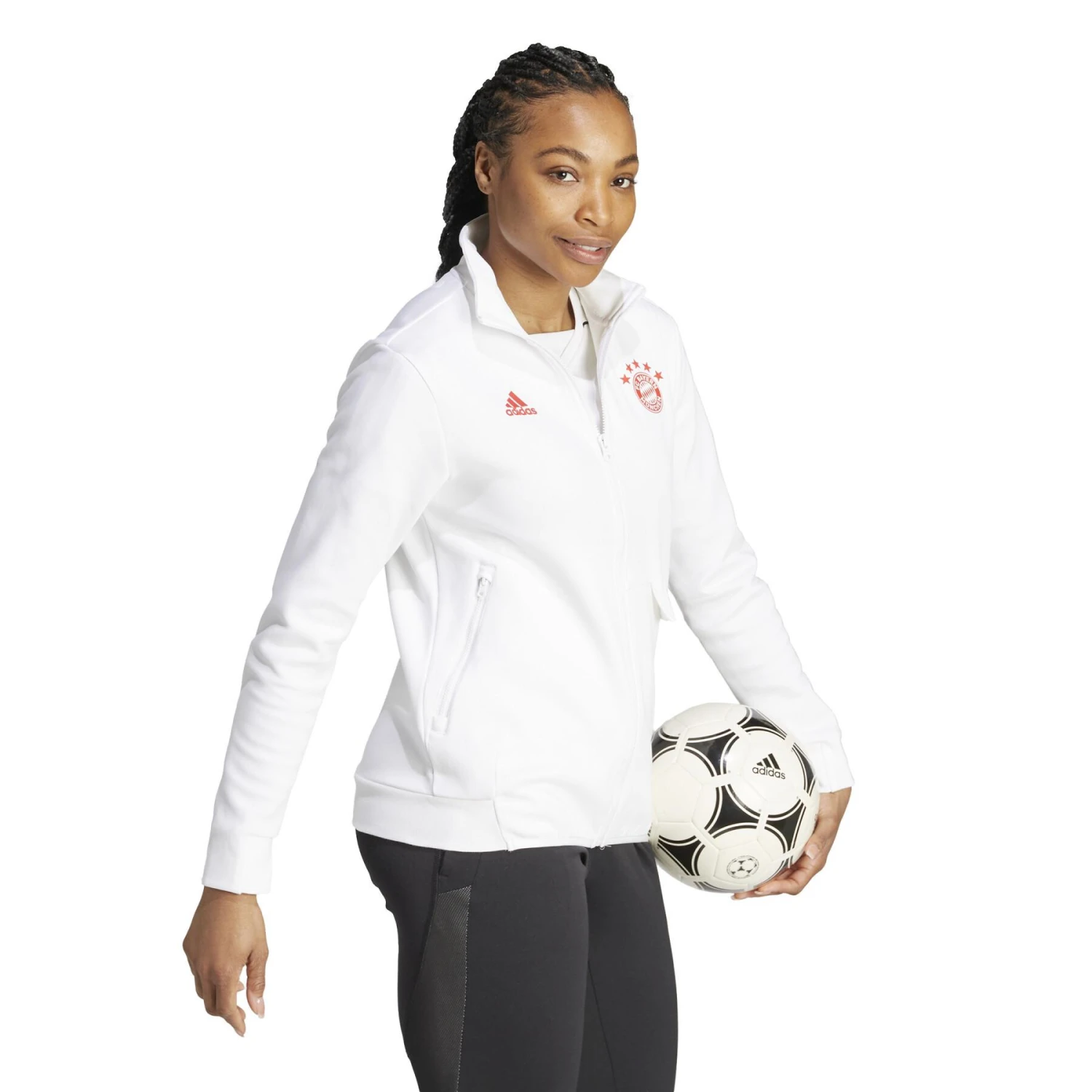 ADIDAS Trainingsjacke Frau Bayern München Anthem 9 ADIDAS Trainingsjacke Frau Bayern München Anthem – Bild 7