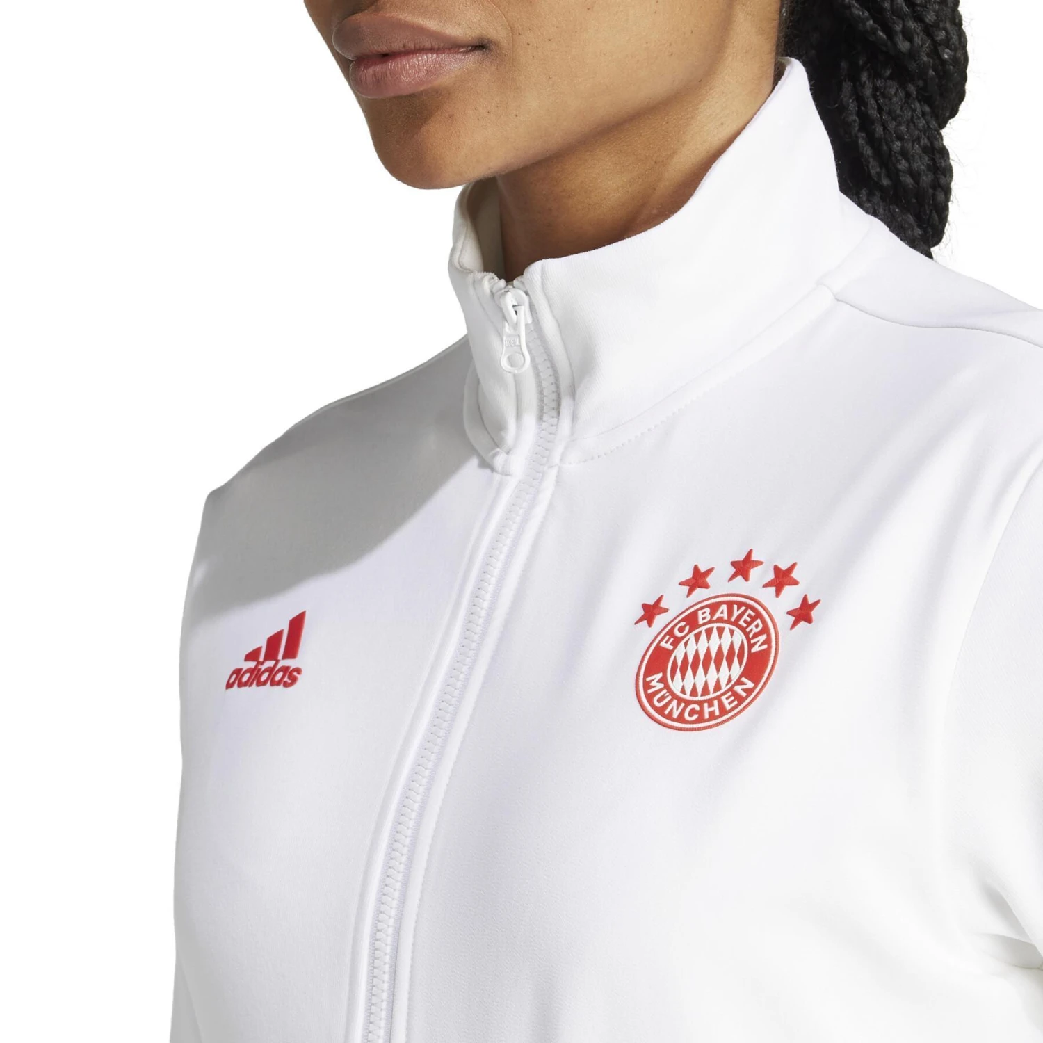 ADIDAS Trainingsjacke Frau Bayern München Anthem 10 ADIDAS Trainingsjacke Frau Bayern München Anthem – Bild 8