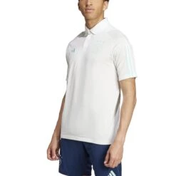 ADIDAS Polo-Shirt Ajax Amsterdam Tiro 2023 -ADIDAS Verkäufe adidas hz7768 4 apparel on model front view white