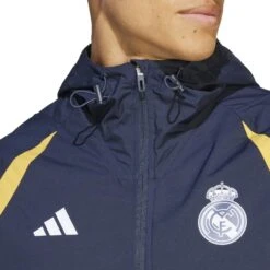 ADIDAS Wasserdichte Jacke Real Madrid 2023/24 -ADIDAS Verkäufe adidas ib0855 8 apparel on model detail view 1 white