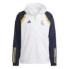 ADIDAS Wasserdichte Jacke Real Madrid 2023/24 -ADIDAS Verkäufe adidas ib0856 2 apparel photography front center view white