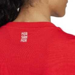 ADIDAS T-Shirt Frau Bayern München -ADIDAS Verkäufe adidas im1925 9 apparel on model detail view 2 white