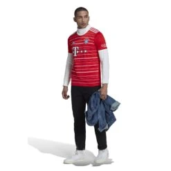 ADIDAS Heimtrikot Fc Bayern Munich 2022/23 -ADIDAS Verkäufe h39900 7 apparel on model walking view white