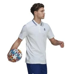 ADIDAS Polo-Shirt Real Madrid 2022/23 -ADIDAS Verkäufe h59050 6 apparel on model walking view white