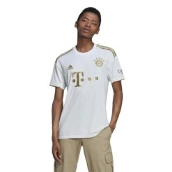 ADIDAS Auswärtstrikot FC Bayern München 2022/23 -ADIDAS Verkäufe hi3886 4 apparel on model standard view white