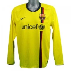 Nike Barcelona 2008/2009 Iniesta Langarm Outdoor Trikot