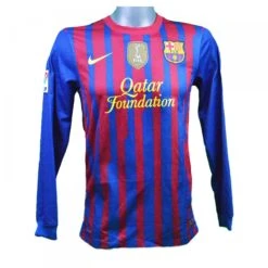 Nike Barcelona Heim Trikot Mit Langen Ärmeln 2011/2012 Messi