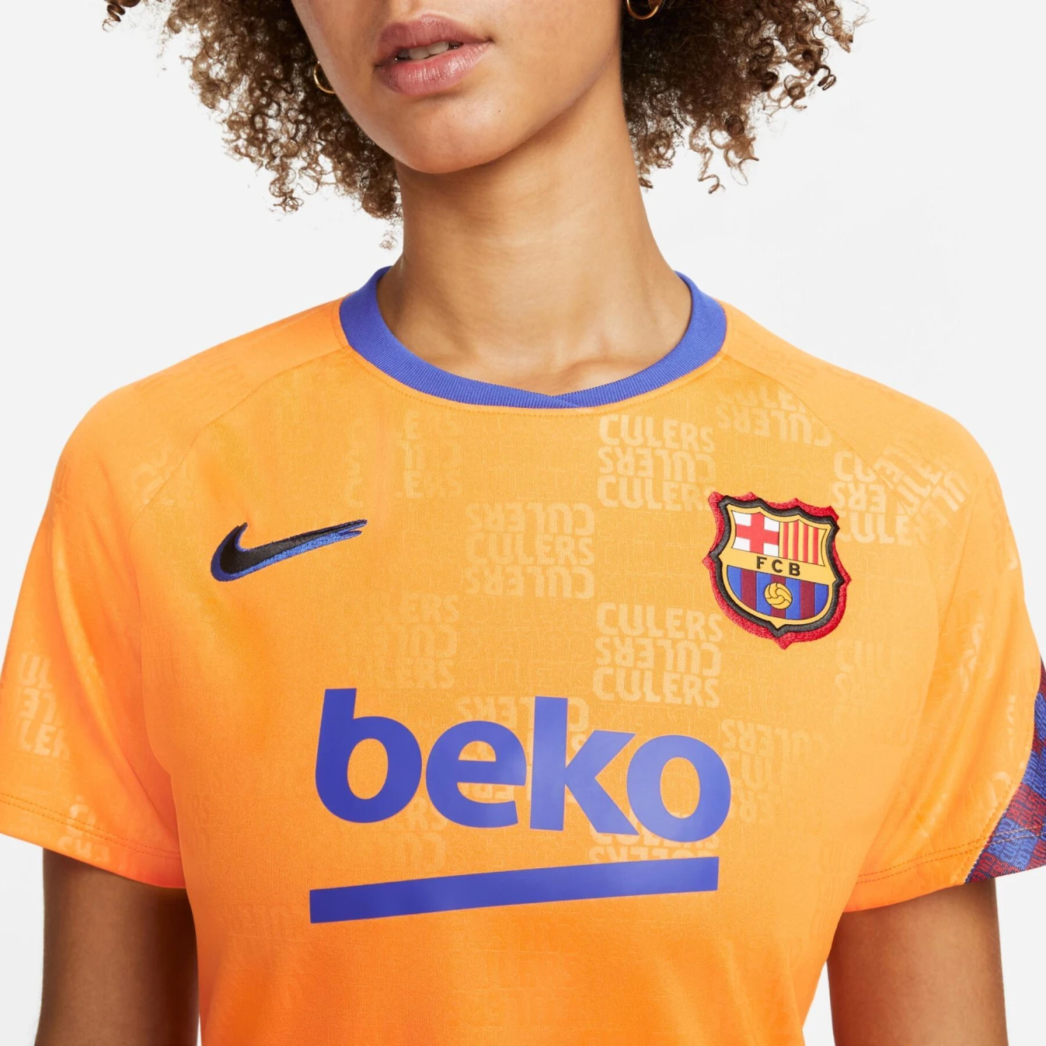 Nike T-Shirt Frau FC Barcelone 2021/22 Dri-FIT 4 Nike T-Shirt Frau FC Barcelone 2021/22 Dri-FIT – Bild 2